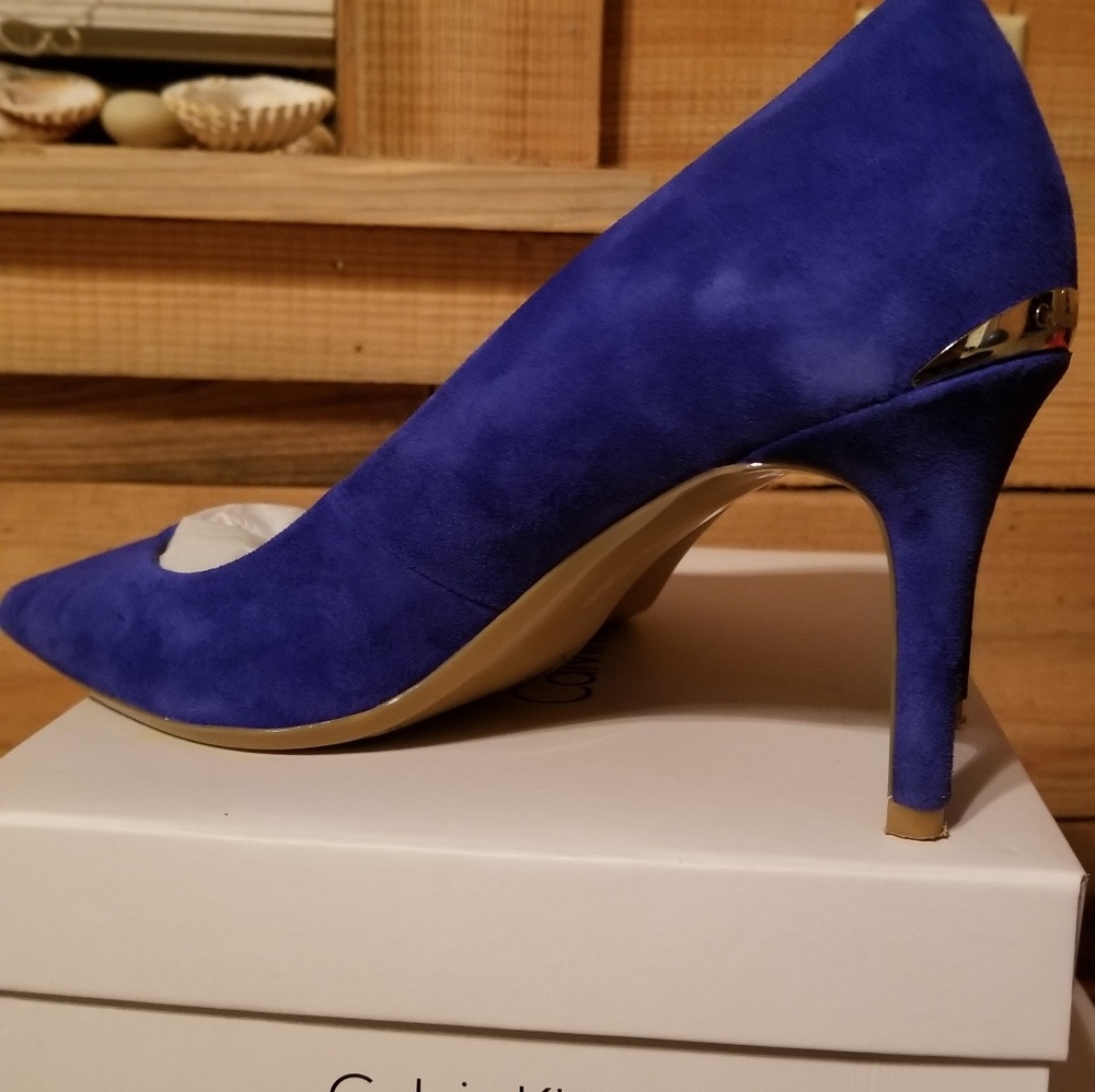 Blue pumps - Picture 4 of 4